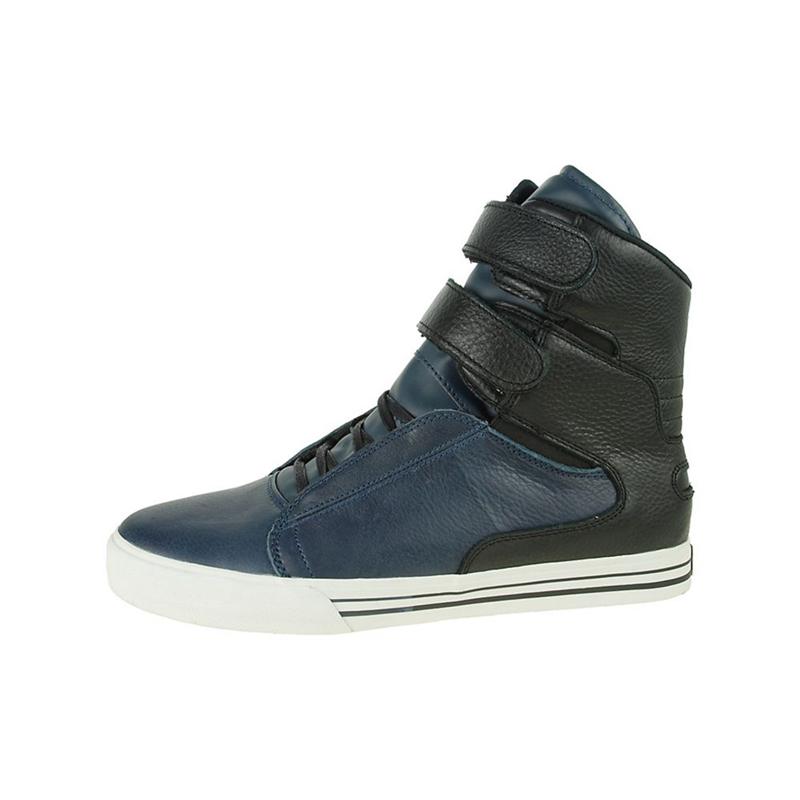 Zapatillas Altas Supra Argentina Hombre - TK SOCIETY Azul Marino Negras (FGYOI-9843)